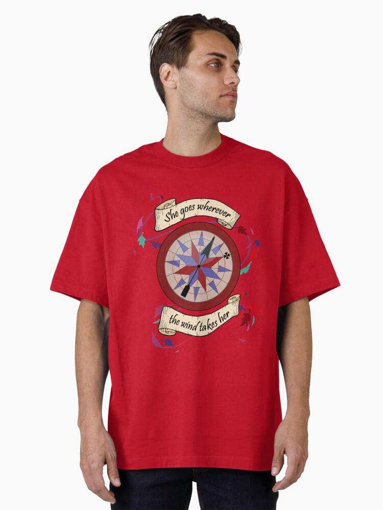Pocahontas The Wind quote Oversized T-Shirt