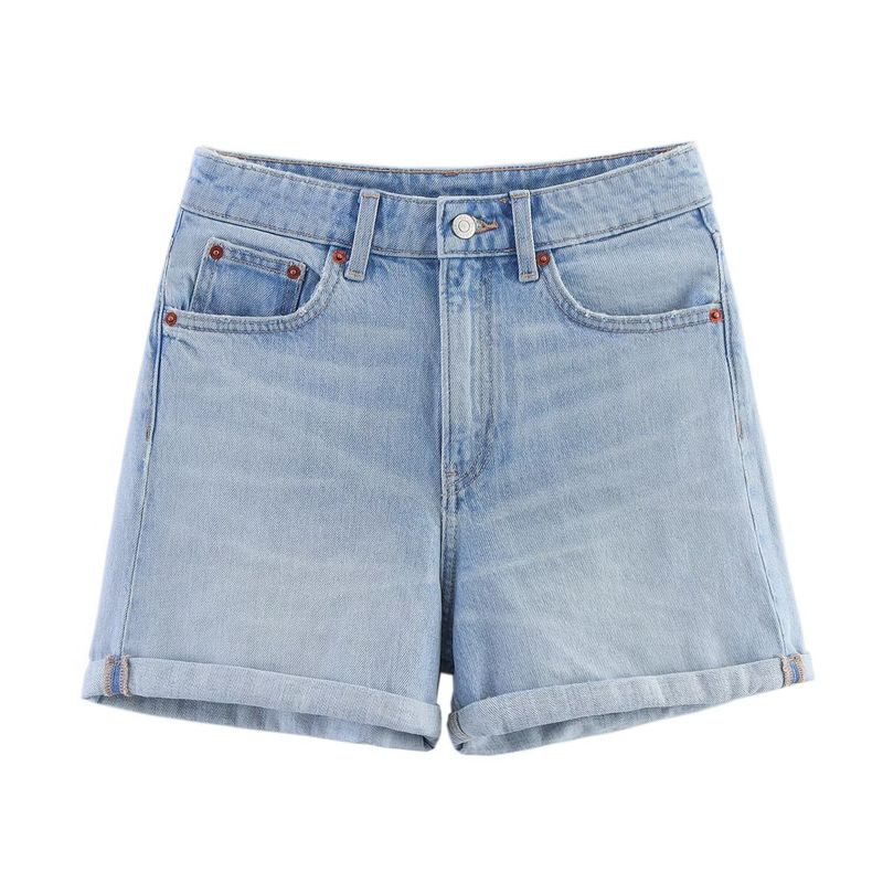 Araltay New Arrival Women's Clothing Fashion Style Fashion All-Match Simple High Waist Casual Denim Shorts 8727207