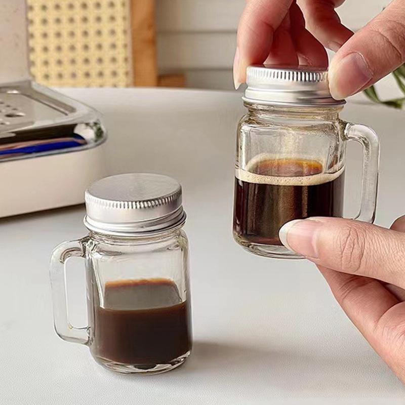 35/120ml Mini Coffee Concentrate Sub-bottling Sealed Jar Small Sample Wine Cup Honey Sample Storage Jar Storage Coffee Tool