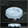 Melamine Blue Dinner Plate Restaurant Tableware Soup Bowl Dry Ice Dish Sashimi Plate Fruit Salad Bowl Dessert Plate Sushi Dish