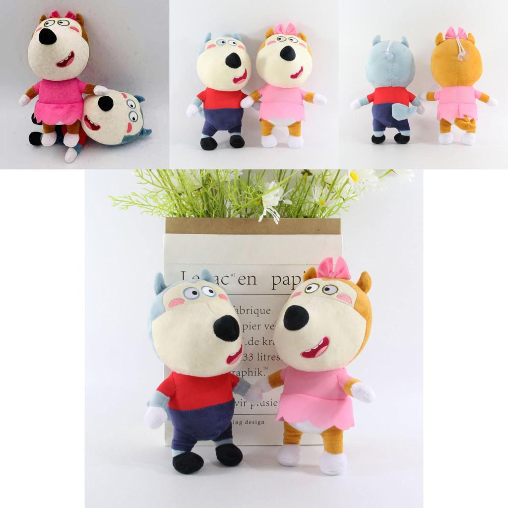 Adorable 25cm Wolfoo Lucy Plush Toy Soft And Cuddly Stuffed Cartoon Doll