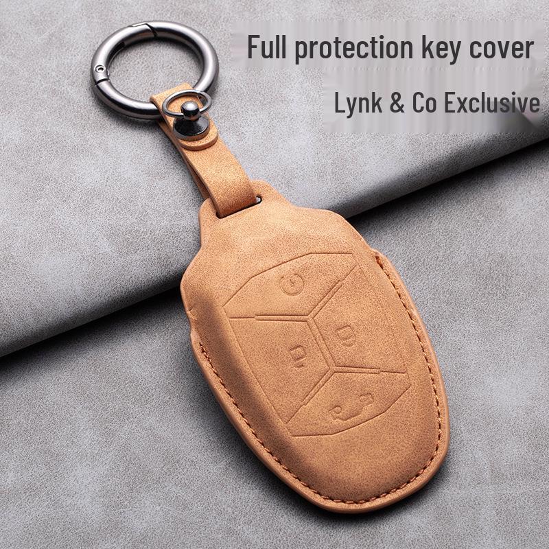 Lynk & Co 03 Modified Key Case with Buckle - Metal Shell Cover for 01/05 Models