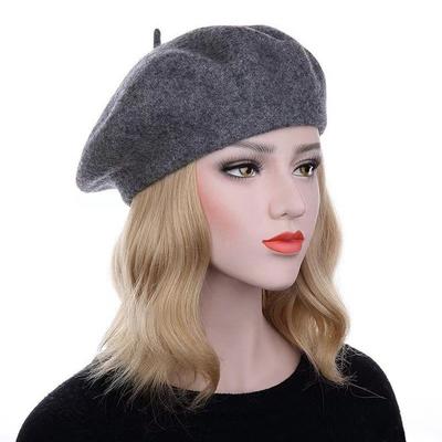 Acrylic Beret Winter Vintage Painter Hat Women's Fashion Beret