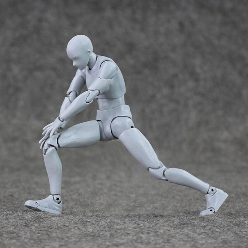 Human Drawing Model Female & Male Body Art Figure Display Sculpture Sketching Craft