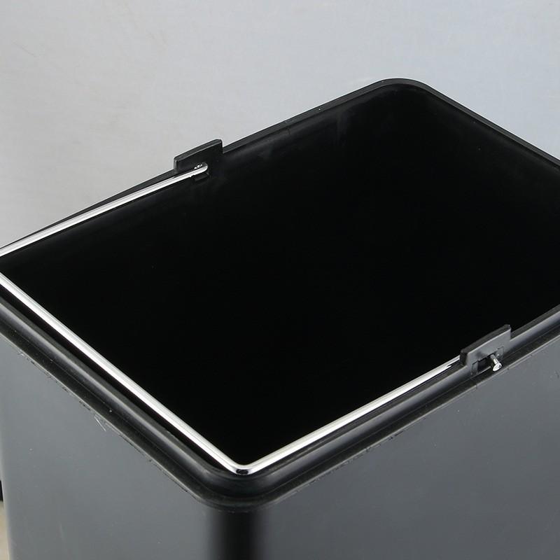 Household Large Capacity Stainless Steel Garbage Can Kitchen Specific Dry Wet Separation Waste Bin