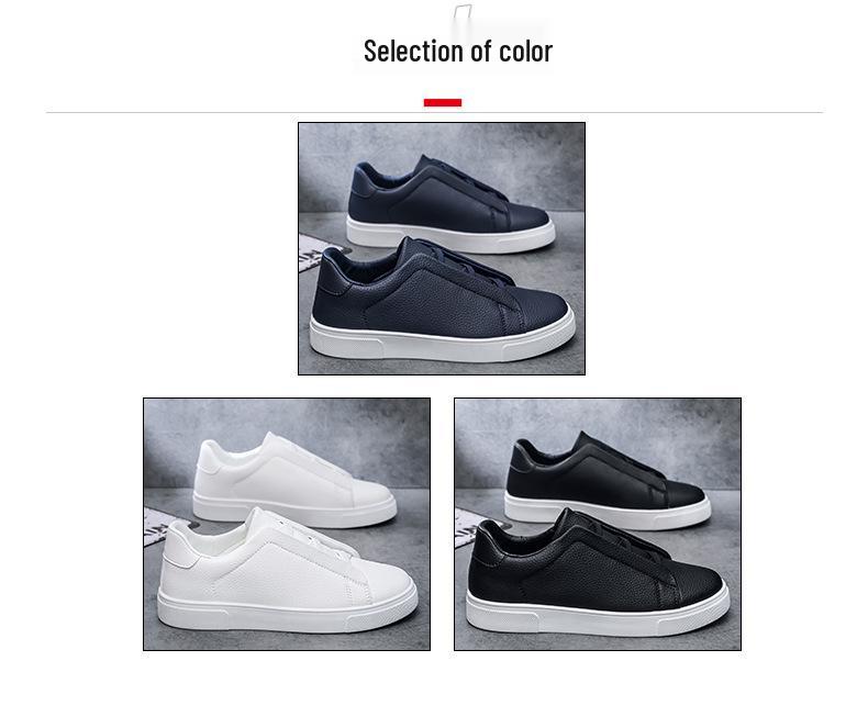 2026 Autumn Korean Style White Men's Casual Sneakers