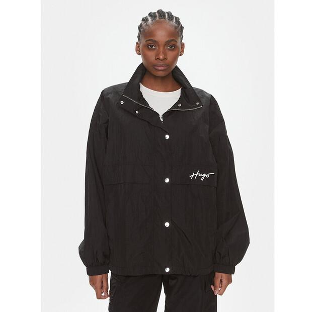 

Демисезонная куртка Hugo Filia-1 50504362, черная, свободного кроя S