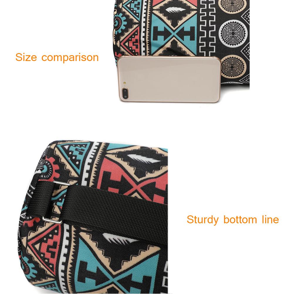 75*16cm Printed Canvas Yoga Mat Bag Carrier Sport Gym Bags Fitness Training Storage Case