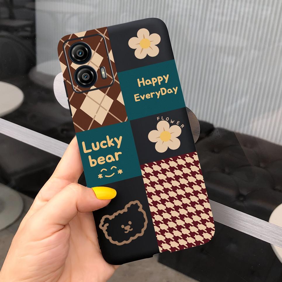 For Cover Motorola Moto G73 G53 G23 G13 Phone Case Bumper Dragon Astronaut Flower Fashion Coque For Moto G13 G 53 73 Soft TPU