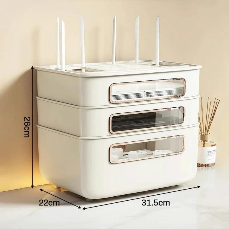 Router Storage Rack Household Socket Storage Box Multifunctional Space Saving Miscellaneous Storage Organizer Wire Storage Box
