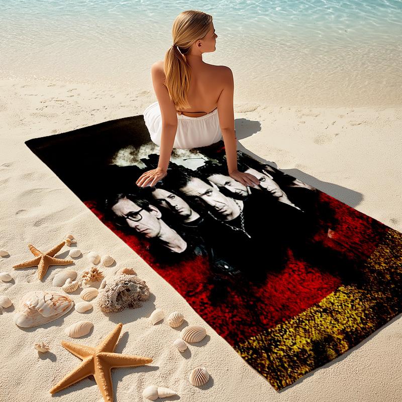 Till Lindemann, Lead Singer of the German Heavy Metal Rock Band Rammstein, Outdoor Camping Vacation Swimming Beach Scarf Decorative Blanket F15