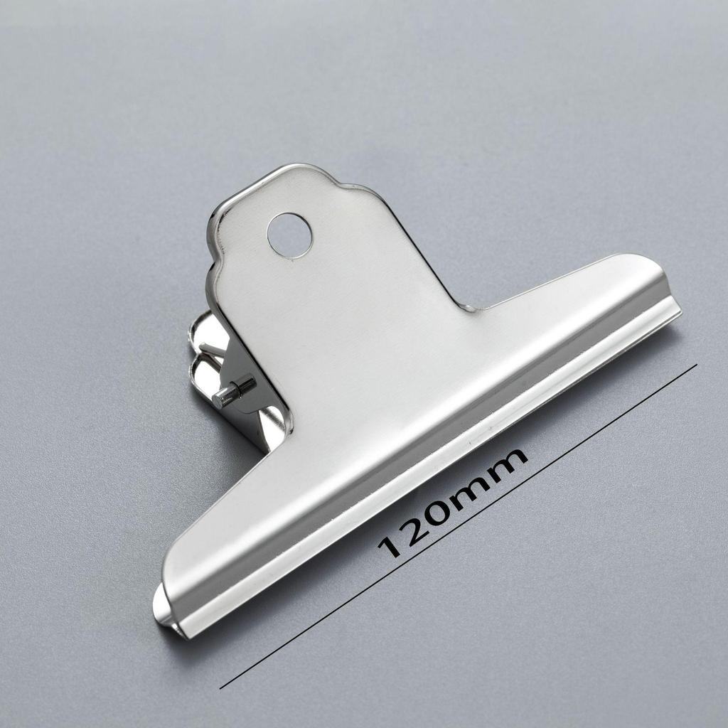 U-förmiger Zeichenbrettklemme aus Edelstahl - 160mm Metallklammer für Büro & Studenten