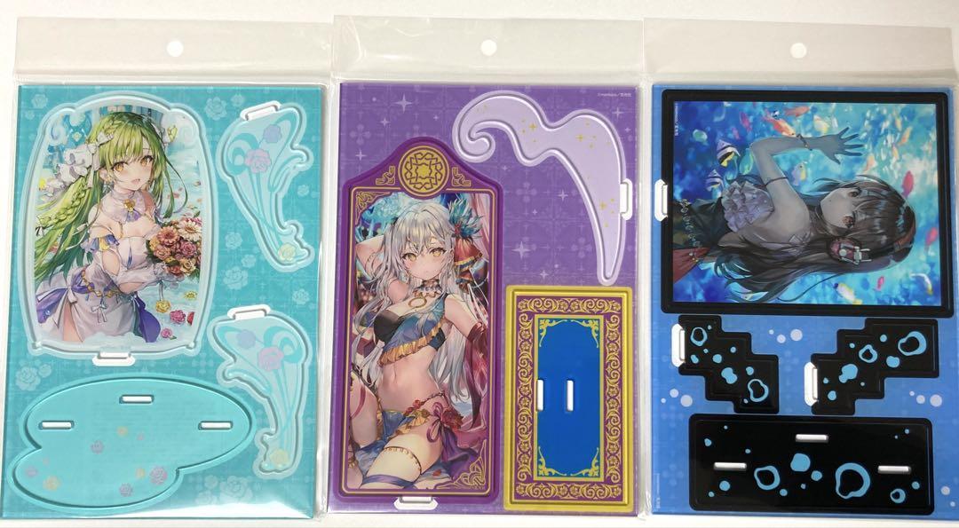 

[Б/У] Акриловая подставка Rosidere Памятный выпуск ко дню рождения Момоко Ограниченный выпуск Набор из 3 штук