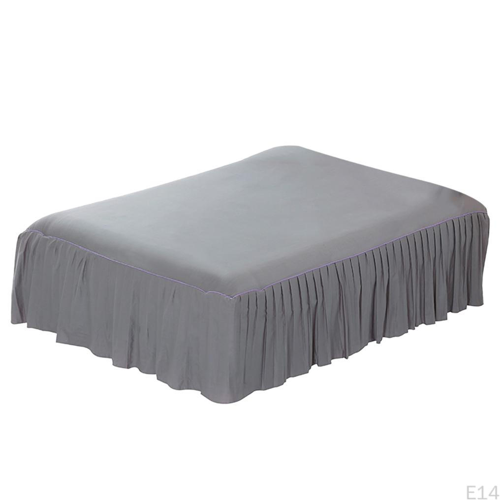 6inch Lace Ruffle Bed Skirt with Platform