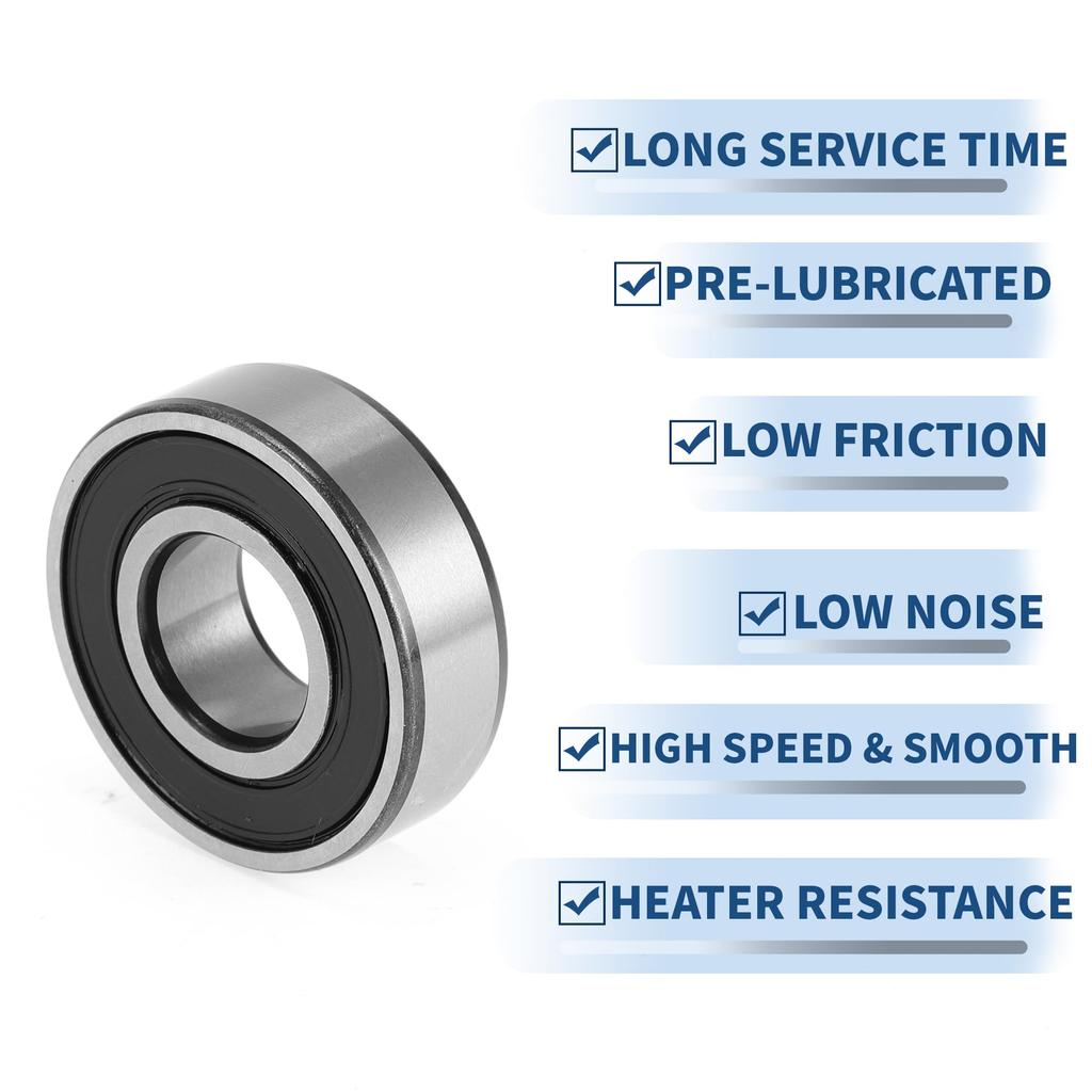 ACROPIX 6202LLU Deep Groove Ball Bearing Lubricated Bearing Double Rubber