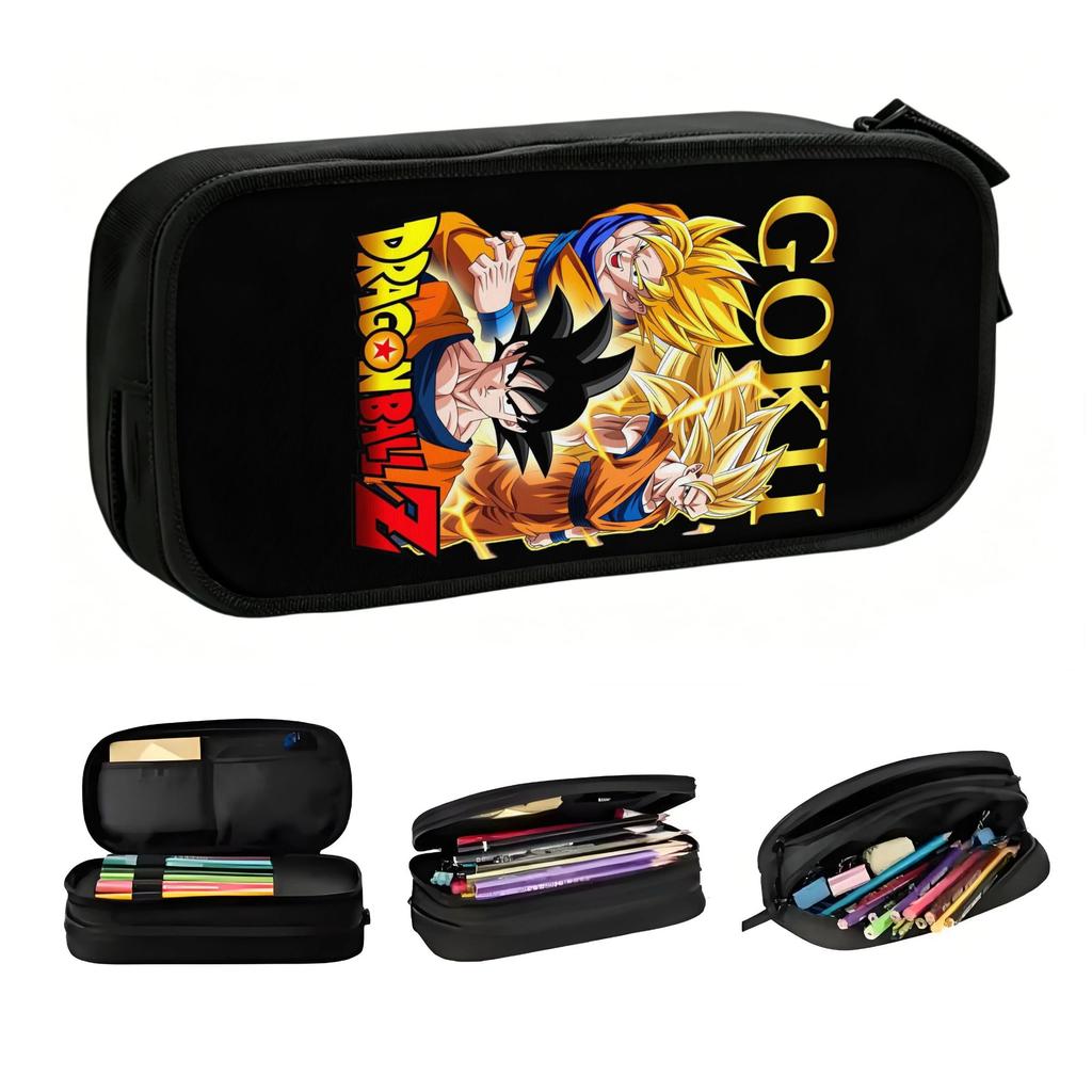 GOKU Anime D-Dragon B-Ball School Pencil Case Girl Boy Large Storage Pencil Pouch Students Stationery