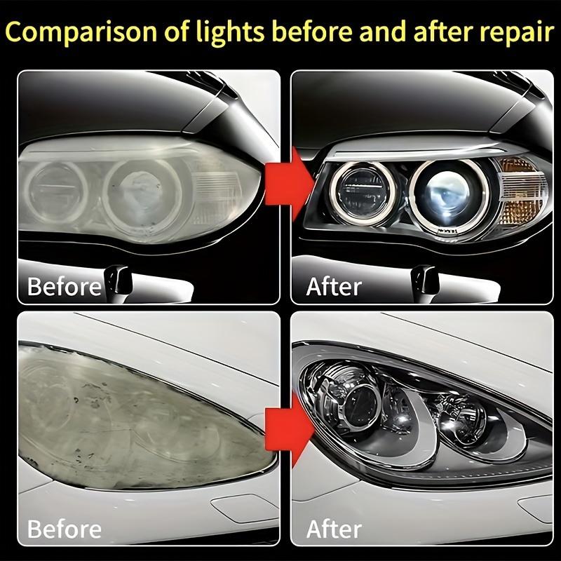 Car Headlight Restoration Polishing Headlamp Scratch Remover Repair Cleaning Paste Remove Oxidation Headlight Polish Liquid