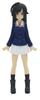 PLATZ Girls Panzer Movie Ankou Team Figure Image PVC & Set, 5-piece Set, 1/35 Scale, Pre-painted Figure, GPFC-1