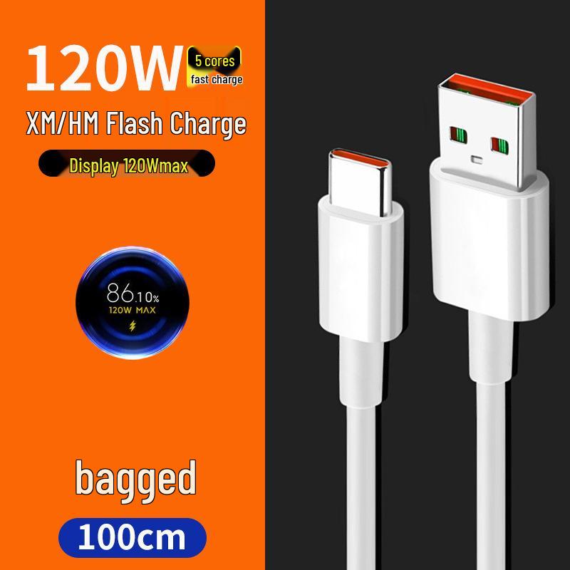 Xiaomi Schnelllade-Datenkabel mit Dezimalpunkt für 30W bis 120W