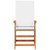 Garden Chair 6 Pcs Brown and White 57 X 71.5 X 104 Cm