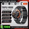 New Outdoor Sports 1000mAh Battery Smart Watch Men HD  Screen GPS trackr Bluetooth Call Smartwatch IP68 Waterproof