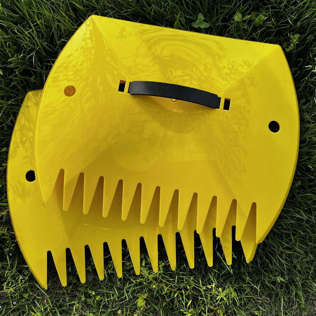 ABS out door plastic fallen leaves branches colector clipper rake cleaning wear resistant garden hand tools accessories