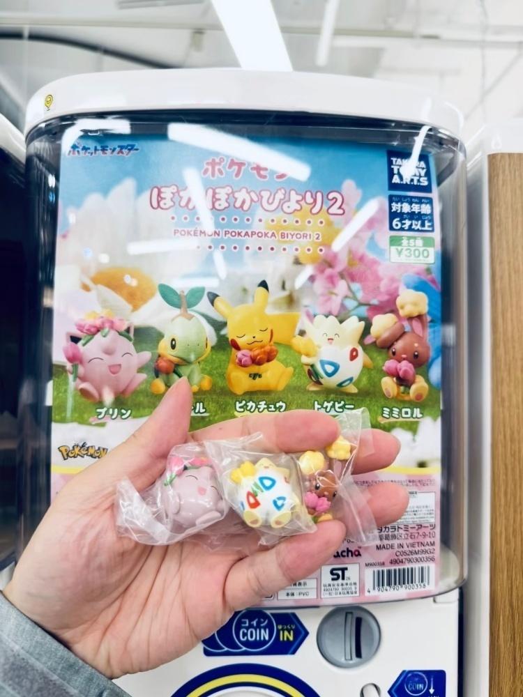 Togepi Gashapon Figure Pokapoka Biyori 2 Collectible Anime Desktop Ornament Adult Collection Decor