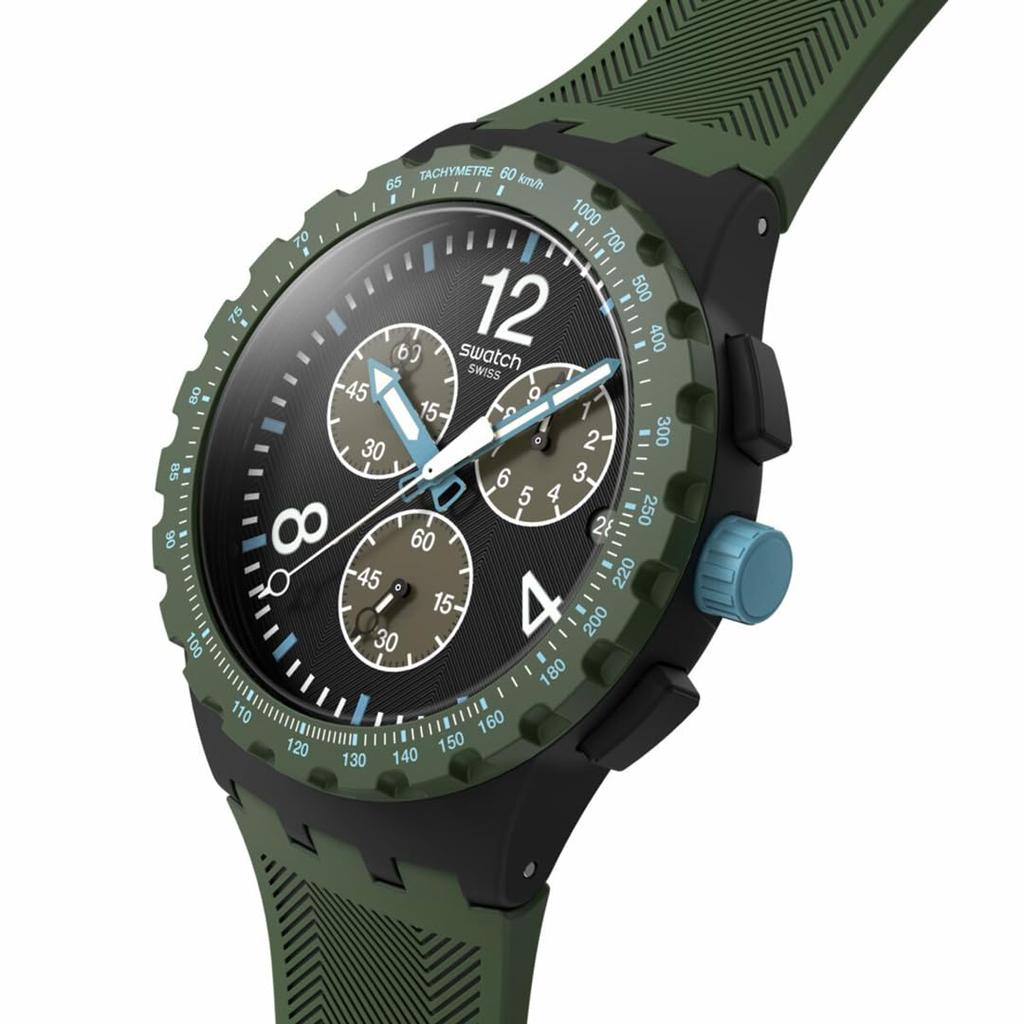Swatch OLIVE RUSH Wristwatch SUSB421 Green