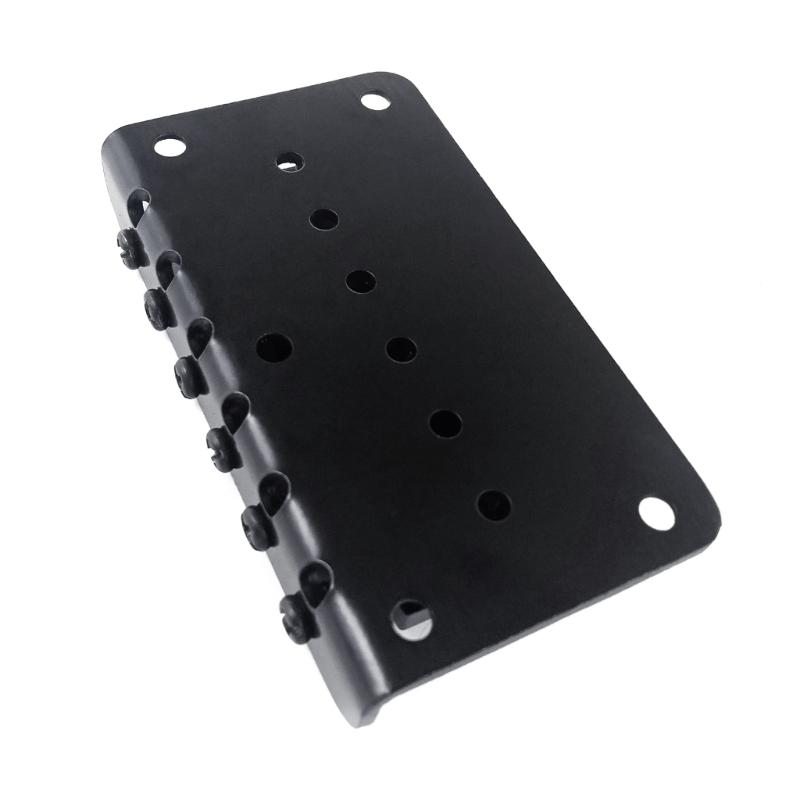 78mm Top Load Tailpiece Guitar Roller Saddle Bridge Hardtail with Screws & Wrench 6 String Guitar Bass Replacement Parts
