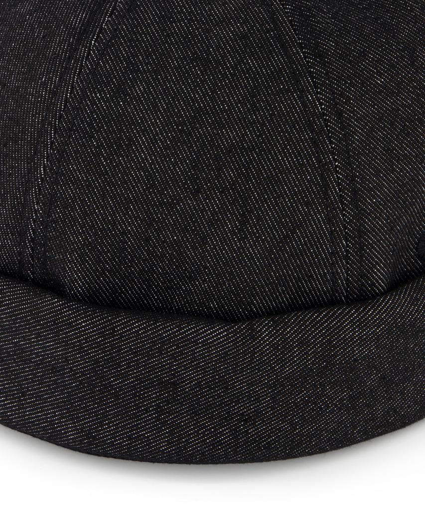Eondeokeonteulol Big Size Oversized Denim Adjustable Brimless Watch Cap Unisex Beanie Hat Uc / Over Fit Brimless / Denim Bk