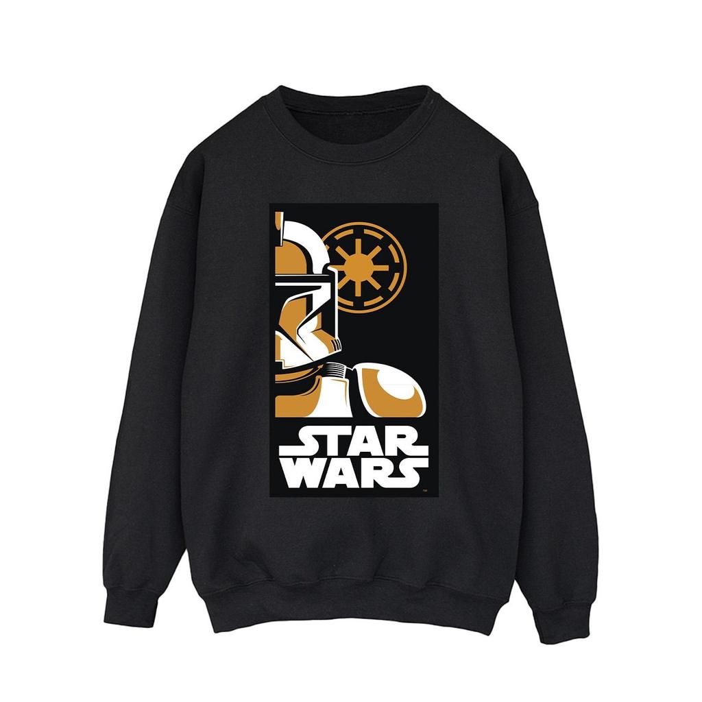 Star Wars Mens Stormtrooper Art Poster Sweatshirt