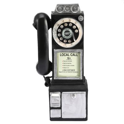 Retro European Style Telephone Model Decor Home Resin Craft Window Photography Props Decoration