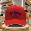 pc San Francisco Letter Sandwich Baseball Cap  Lightweight Printed Unisex Hat  Vintage Sports Enthusiast Unisexs Trendy Hat  I