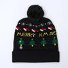 LED Light-Up Knitted Christmas Hat for Adults & Kids - Festive Party Accessory