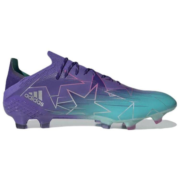 adidas X Speedflow.1 FG Purple Rush Mint Rush Unisex Sneakers Silver-Metallic GW7453