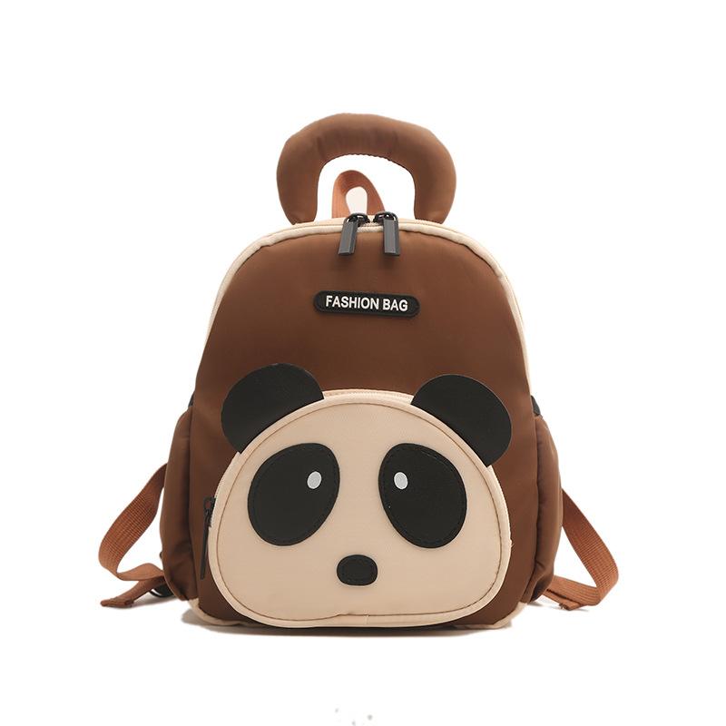 New Kindergarten Small Schoolbag Cartoon Cute Panda Children's Backpack 3-6 Years Old Boys and Girls Go Out Backpack