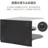 ALIOBC bookend adjustable non-toppling metal bookshelf desktop shelf divider stand office supplies childrens room multifunctional black