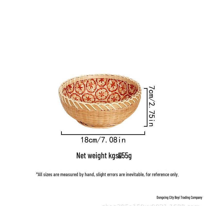 Вьетнамская ручная плетеная бамбуковая корзина для хранения