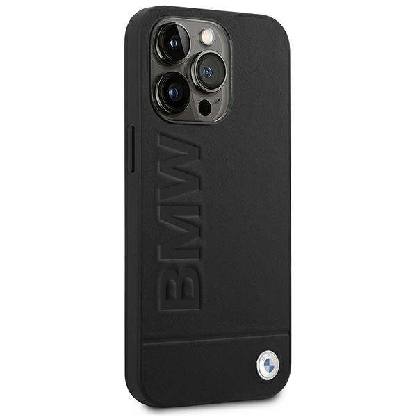 Etui BMW BMHCP14LSLLBK iPhone 14 Pro 6,1" czarny/black Leather Stamp
