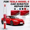 OPRTAMG Hot Purpose Vehicle For Tesla Model S Car Scratch Paint Pen Deep Scratch Repair Removal White Black Red Silver Blue Grey
