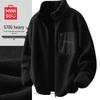 MINISO Men's Double-Sided Fleece Stand-Collar Jacket Z