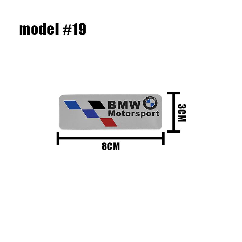 Zinc Alloy Styling Car Body Trunk Emblem Sticker Accessories For BMW E46 E90 E60 F30 F10 E39 E36 E87 F20 E90 E70 M3 M5 M6 G20 Z3 AQ3