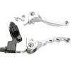 7 8  Folding Brake Clutch Levers Handlebar Pit Dirt Bike Modified Parts