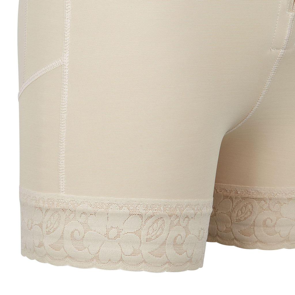 European & American High-Waisted Tummy Control Lace Pants with Zipper & Hook – Butt-Lifting & Hip-Shaping Shapewear.