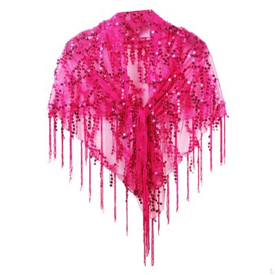 Elegant Sequin Shawl Wrap for Women Summer Weddings