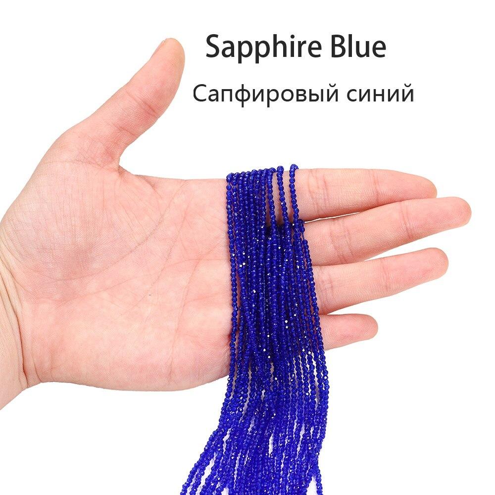 

150 шт./лот, 2 мм, разноцветные граненые стеклянные круглые хрустальные бусины, свободные бусины-разделители для изготовления ювелирных изделий своими руками, фурнитура, ожерелья