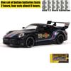 1/32 Porsche 911 Targa 4S Martini Racing Edition Sports Car Alloy Diecast Model Car High Simulation Ornament Decorations Present