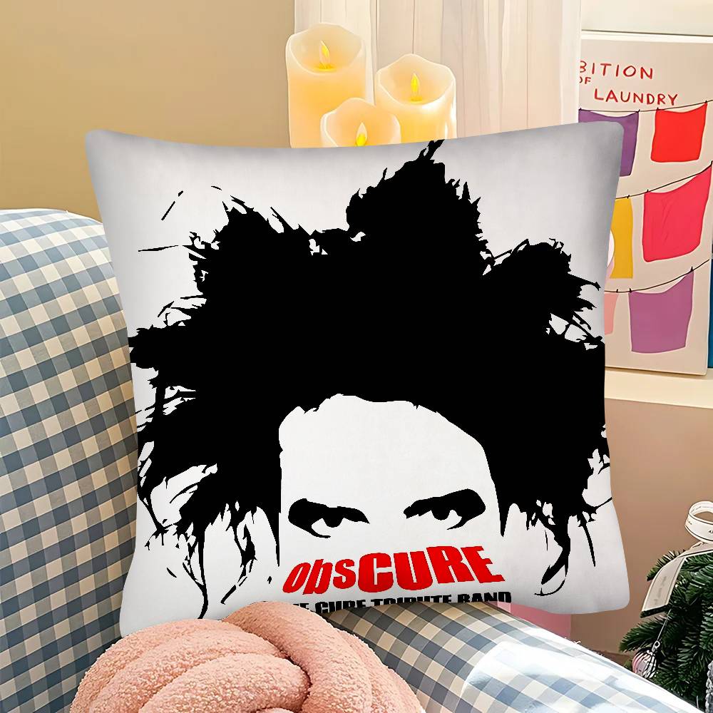 Pc Klassisch TThe CCure Rock Band Kissenbezug Mode Quadratischer Kissenbezug Schlafzimmer Sofa Zimmer Ins Dekoration Freizeit