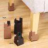 4 pezzi regolabili per gambe di mobili, piedini per letto con morsetto a vite, resistenti, quadrati, rotondi, da 52 a 102 mm, per divani, tavoli e sedie