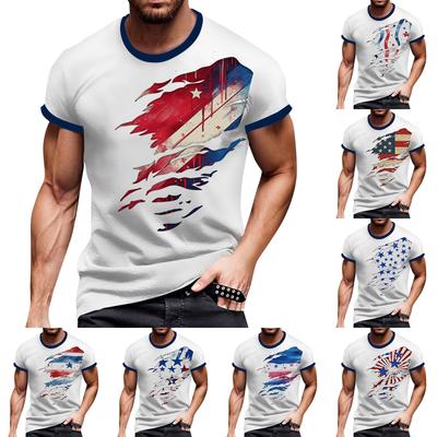 Módne pánske tričko, Street Casual oblečenie s krátkym rukávom